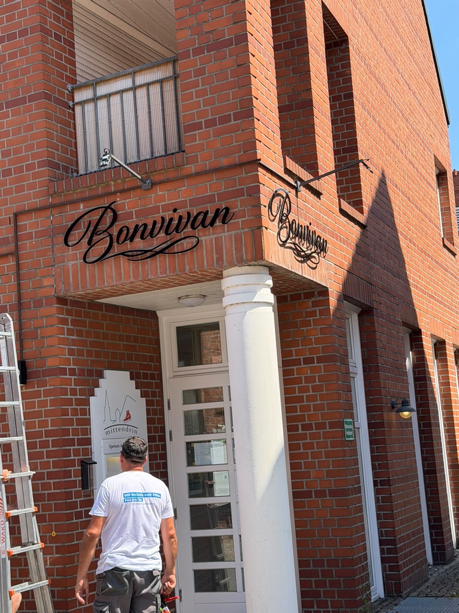 Eingang des Ristorante Bonvivan